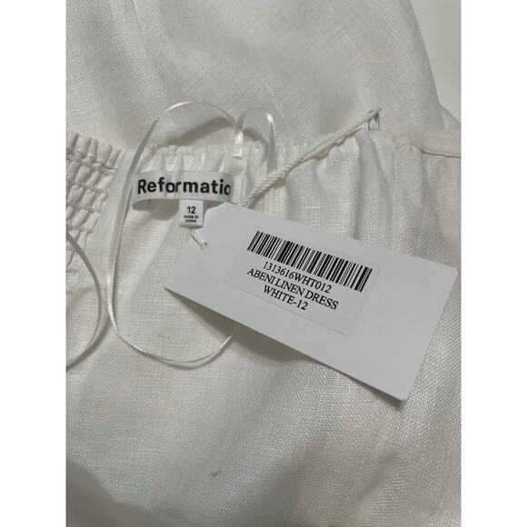 NWT -  Reformation Abeni Linen Dress - Picture 4 of 6